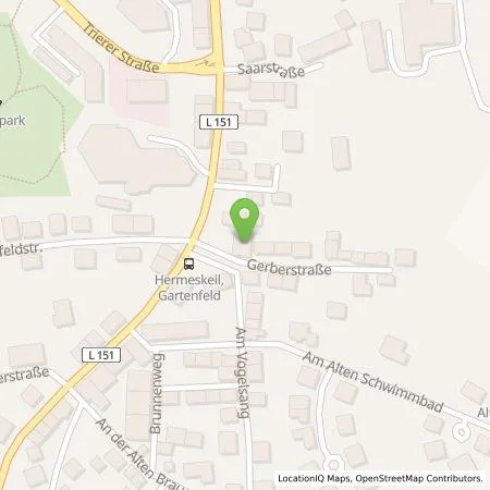 Standortübersicht der Tankstelle Andre Rohlf in 54411 Hermeskeil