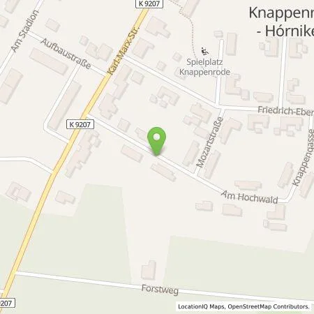 Standortübersicht der Tankstelle Andre Wieciers in 02977 Hoyerswerda