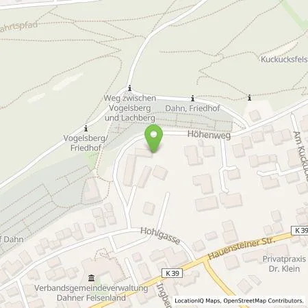 Standortübersicht der Tankstelle Andreas Persch in 66994 Dahn