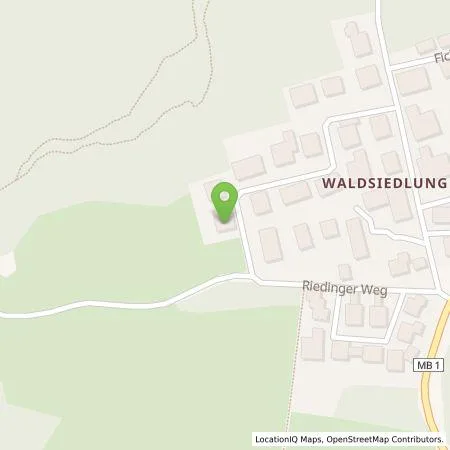 Standortübersicht der Tankstelle Andreas Riedl in 83737 Irschenberg