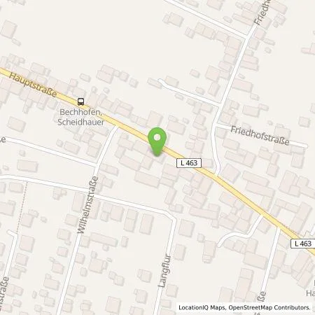 Standortübersicht der Tankstelle Andreas Röhe in 66894 Bechhofen