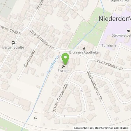 Standortübersicht der Tankstelle Anja von Kistowski in 61138 Niederdorfelden