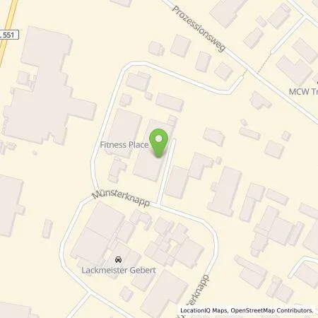 Standortübersicht der Tankstelle Anton Müther GmbH in 45721 Haltern am See