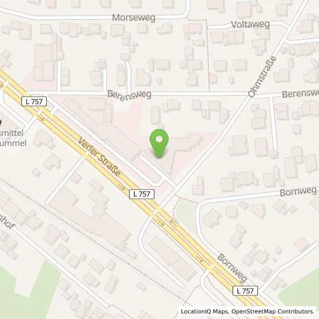 Standortübersicht der Tankstelle autoForum Wiegers GmbH in 33334 Gütersloh