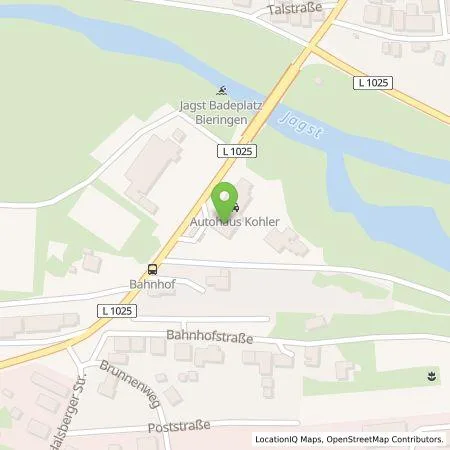 Standortübersicht der Tankstelle Autohaus Dieter Kohler e.K. in 74214 Schöntal