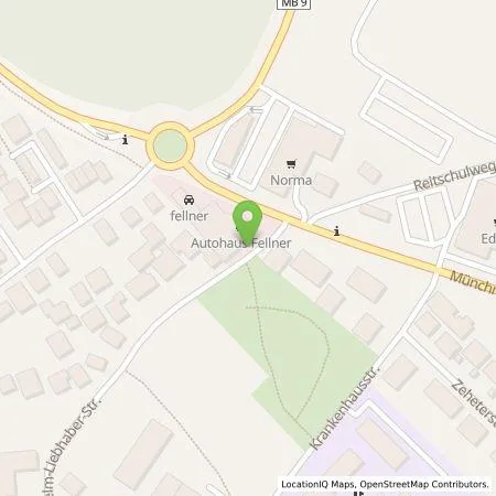 Standortübersicht der Tankstelle Autohaus Fellner GmbH & Co. KG in 83607 Holzkirchen