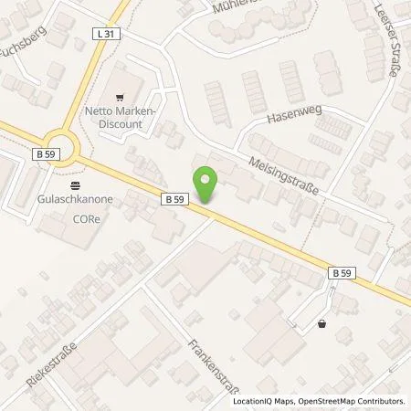 Standortübersicht der Tankstelle Autohaus Gerresheim GmbH & Co.KG in 41363 Jüchen
