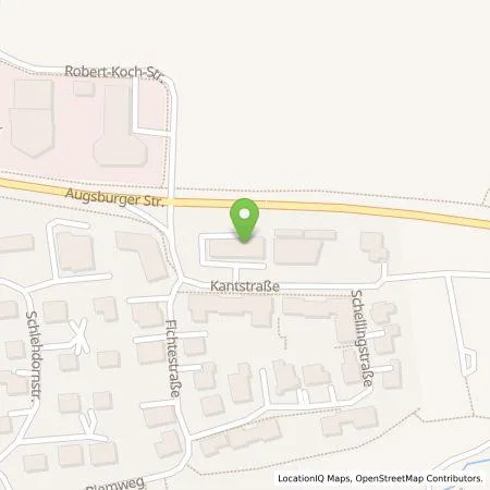 Standortübersicht der Tankstelle Autohaus Jeckle GmbH in 89312 Günzburg