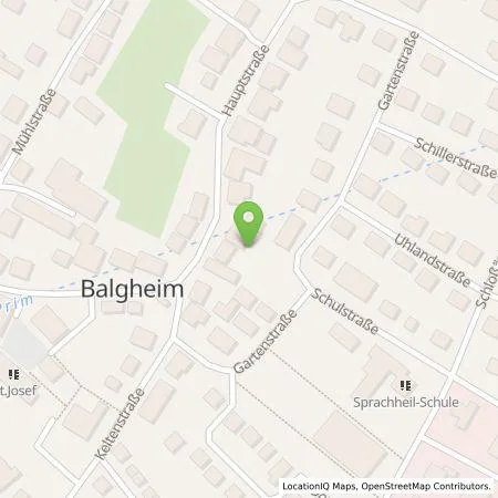 Standortübersicht der Tankstelle Autohaus Klaiber gmbH in 78582 Balgheim