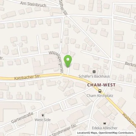 Standortübersicht der Tankstelle Autohaus Pömmerl GmbH & Co. KG in 93413 Cham