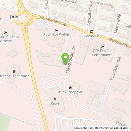 Standortübersicht der Tankstelle Autohaus Schöppler in 97980 Bad Mergentheim