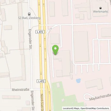 Standortübersicht der Tankstelle Autohaus Strube GmbH in 38259 Salzgitter