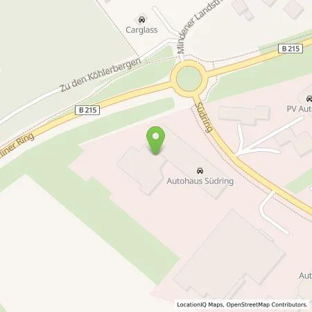 Standortübersicht der Tankstelle Autohaus Südring GmbH in 31582 Nienburg (Weser)