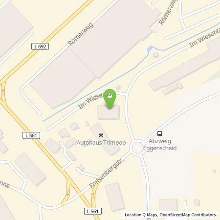 Standortübersicht der Tankstelle Autohaus Trimpop e. Kfr. in 58513 Lüdenscheid