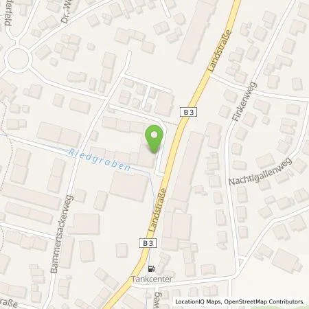 Standortübersicht der Tankstelle B&W NetworX GmbH & Co. KG in 76547 Sinzheim