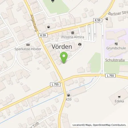 Standortübersicht der Tankstelle Bernd Meissner in 37696 Marienmünster