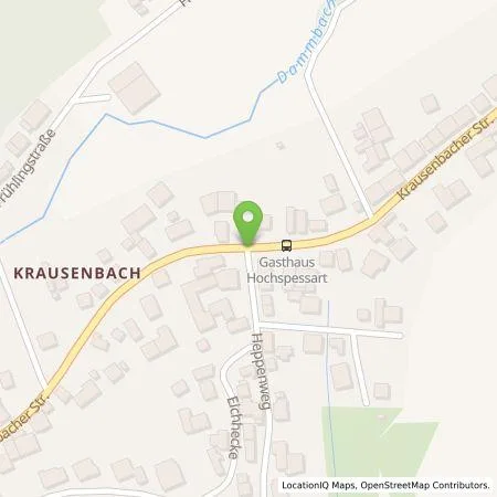 Standortübersicht der Tankstelle Carolin  Goldhammer in 63874 Dammbach