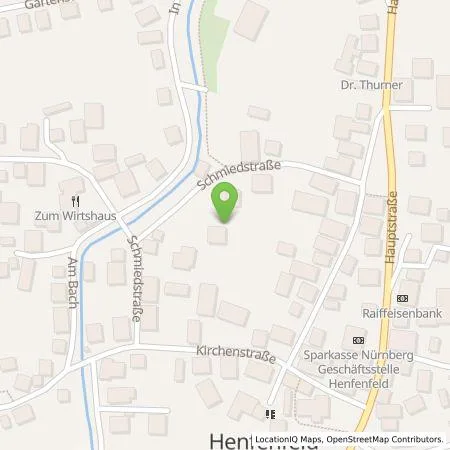 Standortübersicht der Tankstelle Christian Bauer in 91239 Henfenfeld