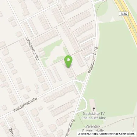 Standortübersicht der Tankstelle Christian Baumann in 68219 Mannheim