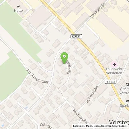 Standortübersicht der Tankstelle Christian Dahlke in 79279 Vörstetten