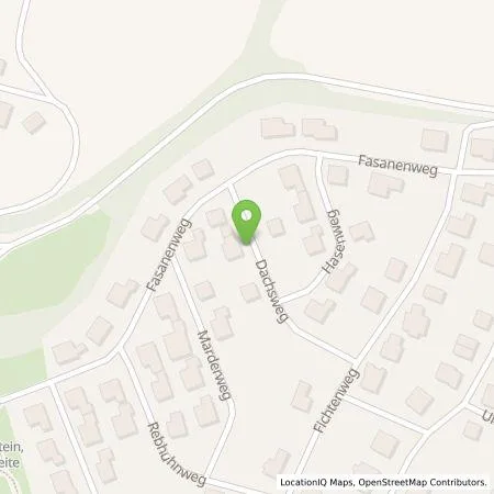 Standortübersicht der Tankstelle Christian Hilburger in 92721 Störnstein