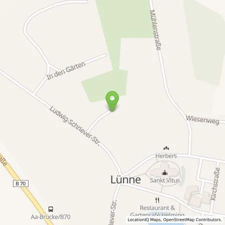 Standortübersicht der Tankstelle Christian Rohde in 48480 Lünne