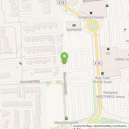 Standortübersicht der Tankstelle Christin  Quint in 59071 Hamm