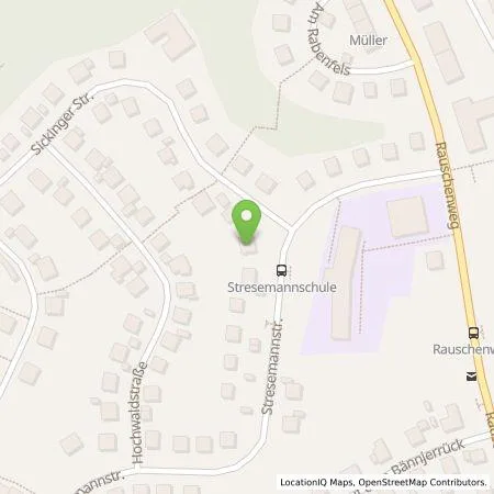 Standortübersicht der Tankstelle Christine Dreizehnter in 67663 Kaiserslautern