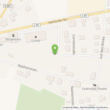 Standortübersicht der Tankstelle Christoph Abing in 49328 Melle