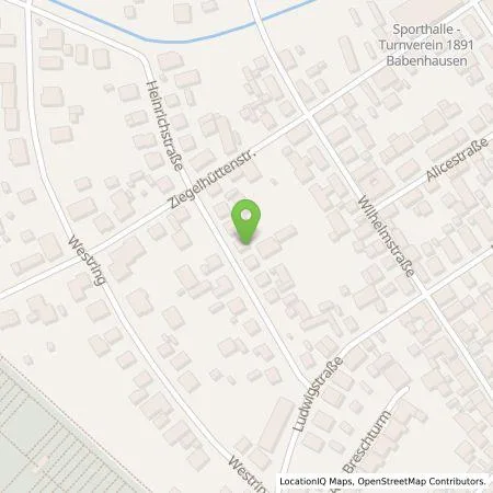 Standortübersicht der Tankstelle Christoph Aumann in 64832 Babenhausen