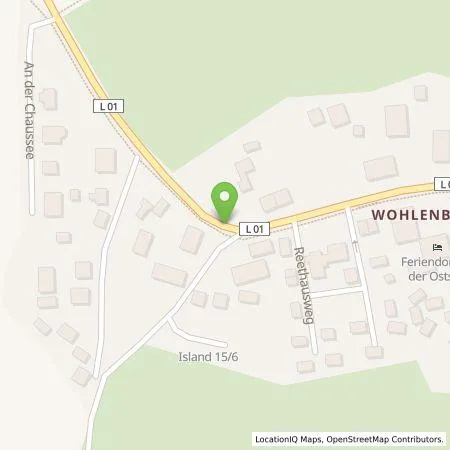 Standortübersicht der Tankstelle Christoph Behrends in 23948 Klütz