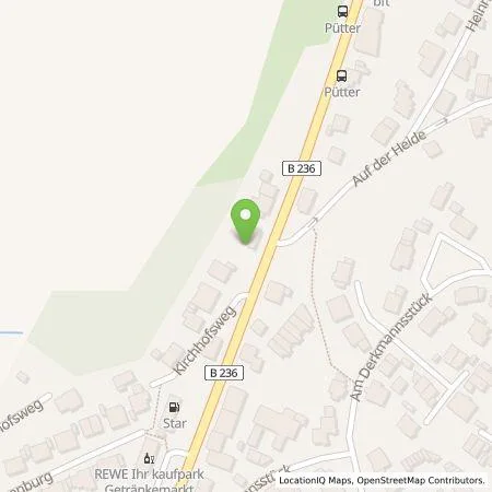 Standortübersicht der Tankstelle Christoph Huber in 58239 Schwerte