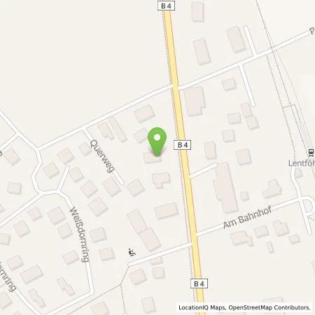 Standortübersicht der Tankstelle Christoph Kirchmayer in 24632 Lentföhrden