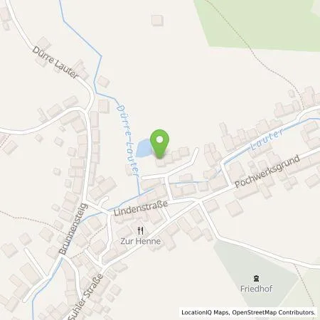 Standortübersicht der Tankstelle Christoph Schmidt in 98528 Suhl