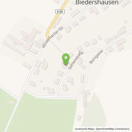 Standortübersicht der Tankstelle Christoph  Weis in 66917 Biedershausen