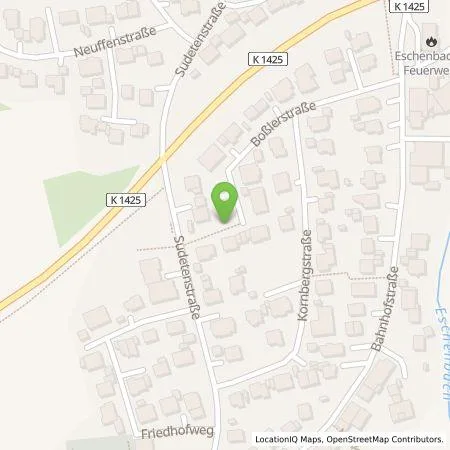 Standortübersicht der Tankstelle Daniel Reinhard in 73107 Eschenbach