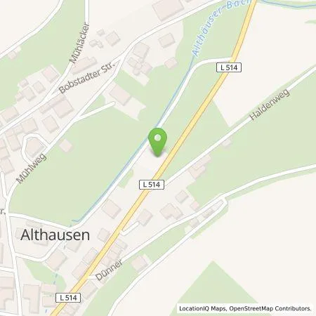 Standortübersicht der Tankstelle Daniel Igers in 97980 Bad Mergentheim