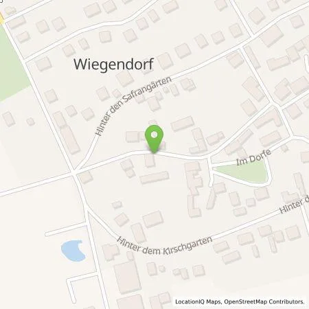 Standortübersicht der Tankstelle Danilo Lohse in 99510 Wiegendorf