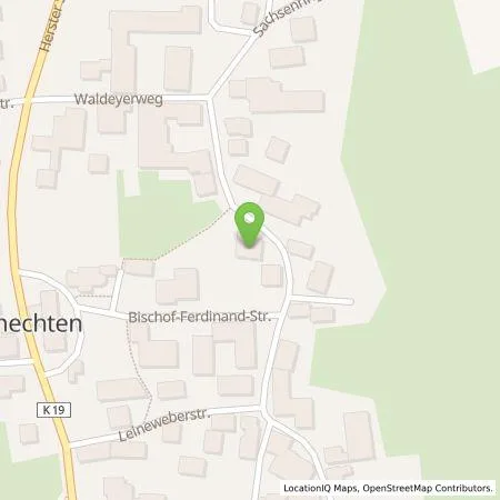 Standortübersicht der Tankstelle David Flore in 33034 Brakel