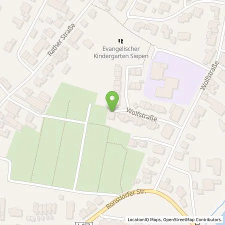 Standortübersicht der Tankstelle David Rahn in 42855 Remscheid