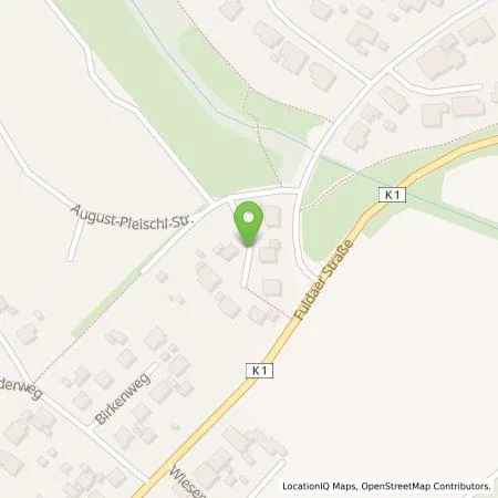 Standortübersicht der Tankstelle David  Hübner  in 36100 Petersberg