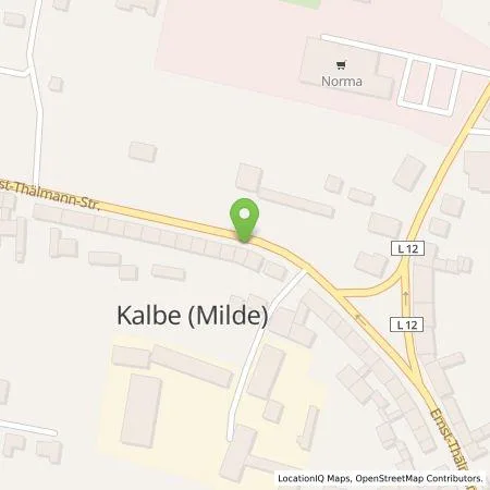 Standortübersicht der Tankstelle Dieter Schulze in 39624 Kalbe (Milde)