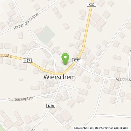 Standortübersicht der Tankstelle Dietmar Gödert in 56294 Wierschem