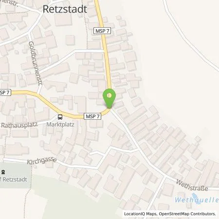 Standortübersicht der Tankstelle Dominik Schmitt in 97282 Retzstadt