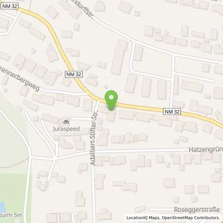 Standortübersicht der Tankstelle Eberl GmbH in 92331 Parsberg