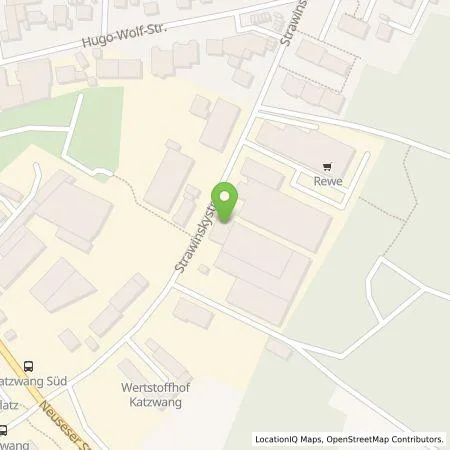 Standortübersicht der Tankstelle Edmund Ebert GmbH in 90455 Nürnberg