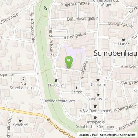 Standortübersicht der Tankstelle Elektro Rinauer in 86529 Schrobenhausen