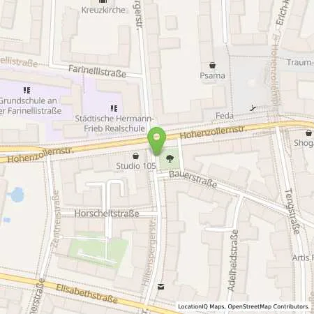 Standortübersicht der Tankstelle SWM Versorgungs GmbH in 80796 München