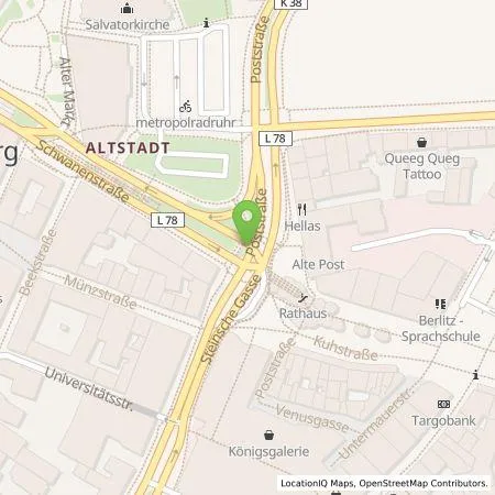 Standortübersicht der Tankstelle Elspass Autoland GmbH & Co. KG in 47138 Duisburg