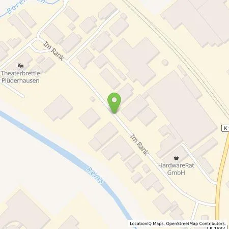 Standortübersicht der Tankstelle Energieberatung Rem&Fils GmbH in 73655 Plüderhausen